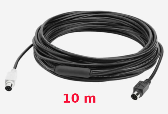 Cablu extensie pentru sistem de videoconferinta GROUP, Logitech 939-001487, 10 metri, negru