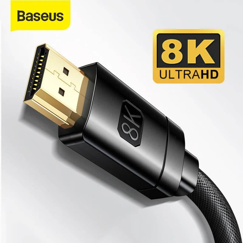 Cablu HDMI2.1 Baseus 8K@60Hz,48Gbps, 3D, 2m, HD Series