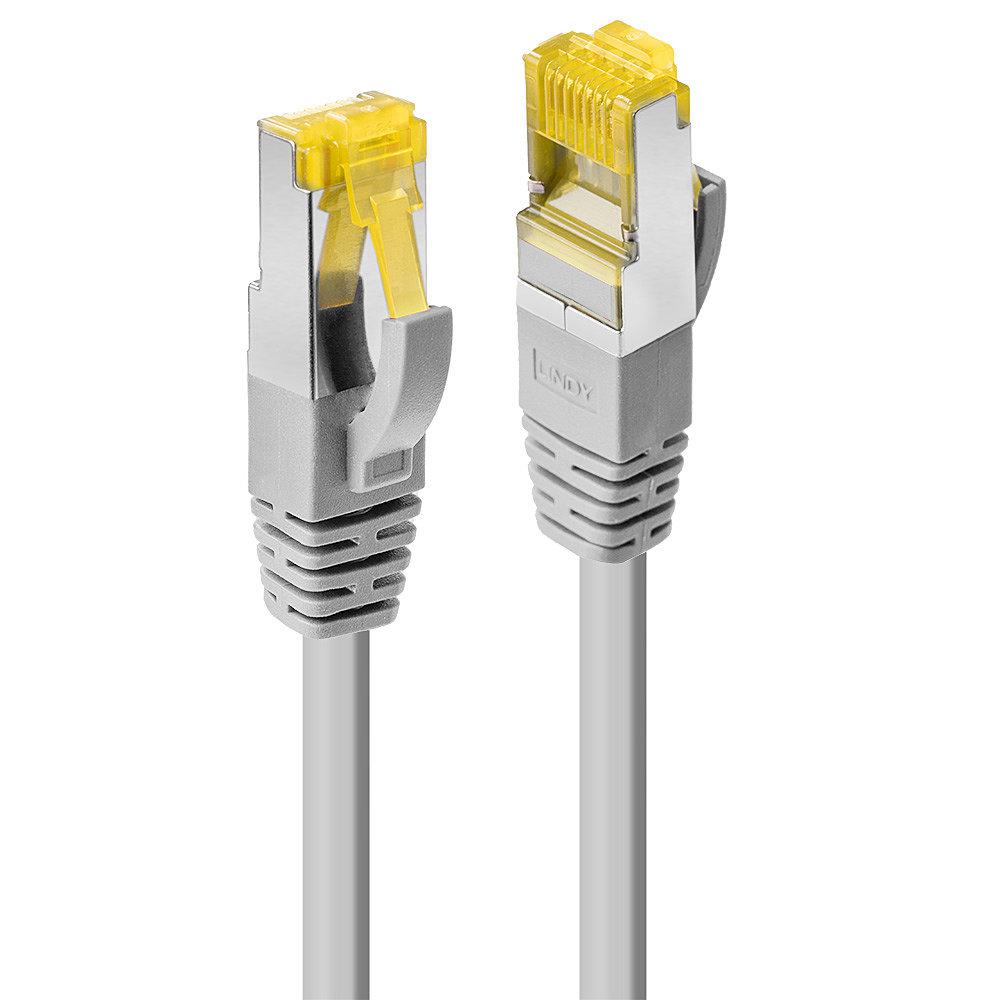 Cablu Lindy RJ45 S/FTP LSZH, cat.7, 3 metri lungime, connector A: RJ45 Male Cat.6A, connector B: RJ45 Male Cat.6A, latime de banda suportata 600MHz, gri