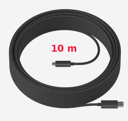 Cablu optic USB 3.2 Logitech 939-001799, 10 metri