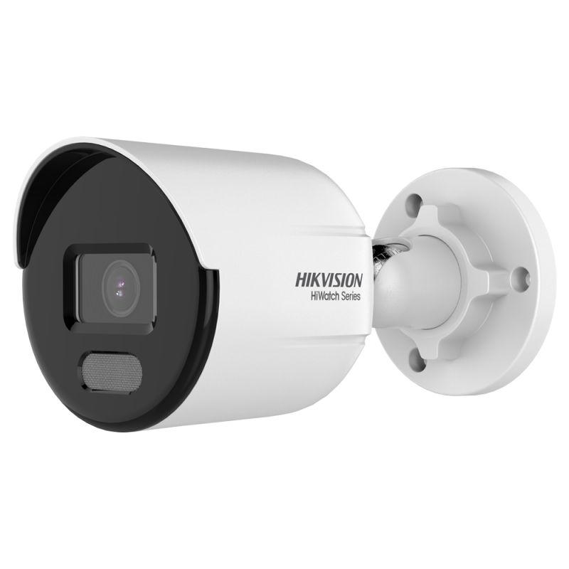 Camera supraveghere Hiwatch IP HWI-B129H (C) bullet 1/2.8" Progressive Scan CMOS ,2MP , 1080p / 720p (25 FPS), 2.8MM,DWDR, BLC, 3D-NR, AGC, Motion detection, IP67, temeperatura de functionare: -30 °C to 60 °C, dimensiuni: 164.4 mm x 76.6 mm, greuate: 0.4 kg.