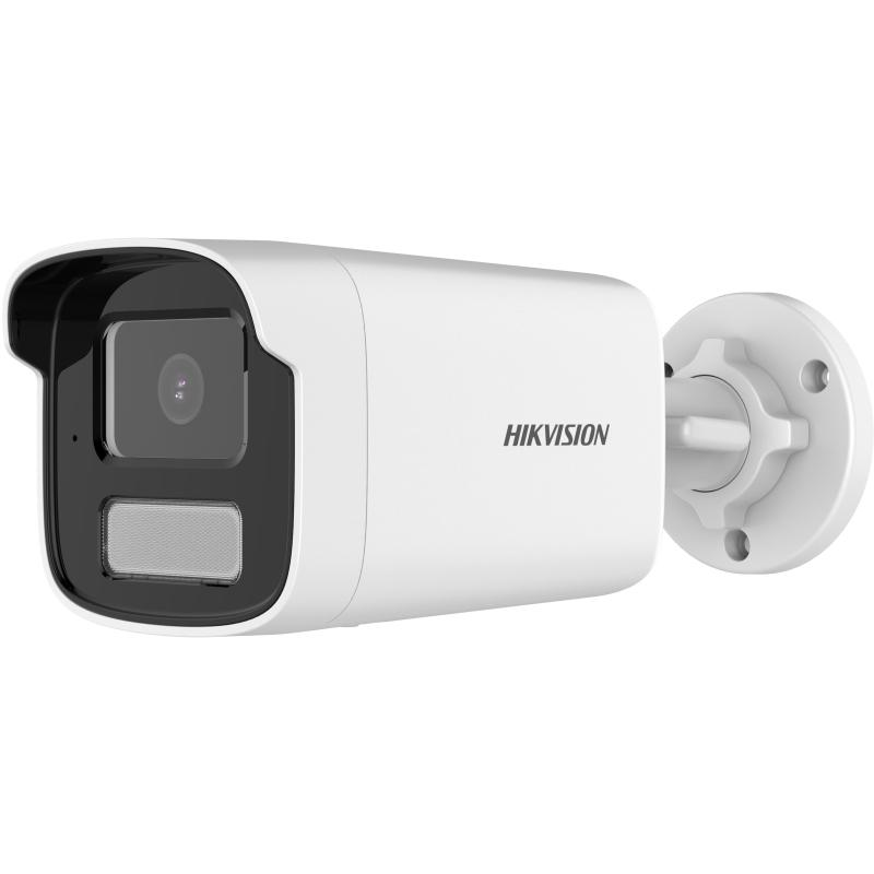 Camera de supraveghere IP Bullet 2MP Hikvision DS-2CD1T23G2-LIU(4MM), lentila fixa: 4mm, iluminare min.: Color: 0.005 Lux @ (F1.6, AGC ON),B/W: 0 Lux cu IR: 50m, microfon incorporat, alarma la evenimente: Motion detection (support alarm triggering by specified target types (human and vehicle)),video