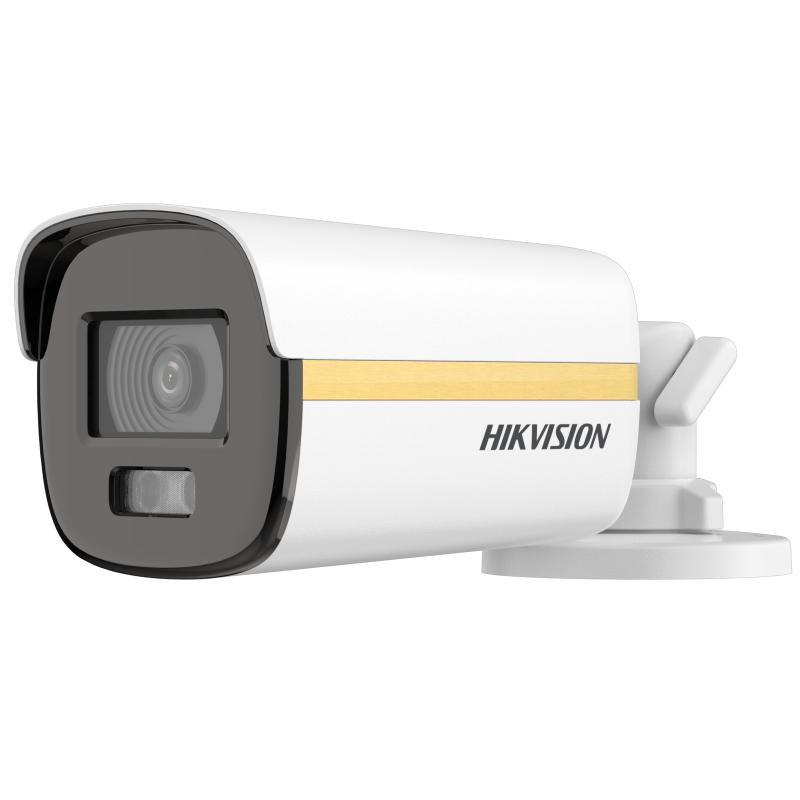 Camera de supraveghere Bullet 3K ColorVu Dual-light PoC Hikvision DS-2CE12KF3T-LE(2.8MM), lentila fixa: 2.8mm, iluminare min.: 0.0005 Lux @ (F1.0, AGC ON), 0 Lux, IR: 40m, lumina alba: 40m, alimentare: 12 VDC± 25%, PoC.at, Max.7.8 W, protectie: IP67, dimensiuni: 194.2 mm × 78 mm × 74.5 mm, greutate