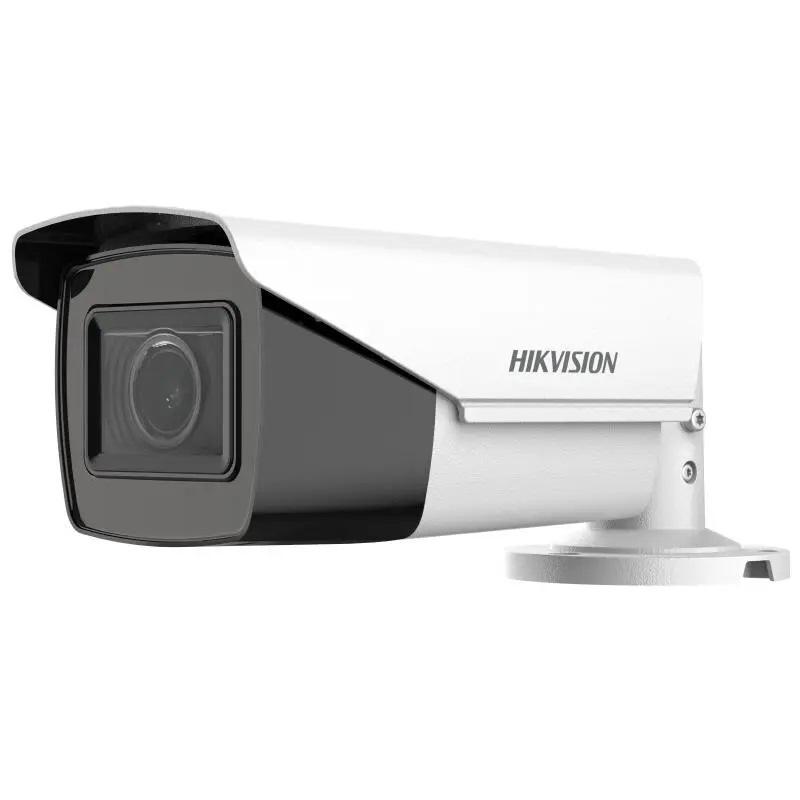 Camera supraveghere Hikvision bullet DS-2CE19H0T-AIT3ZF 2.7-13.5MM lentila varifocala, 5 MP, rezolutie: 2560 × 1944 , IR 40M,IP67,  Digital WDR, Video Output 1 HD analog output, temperatura de functionare: -40°C to 60°C, dimensiuni: 84.5 mm × 92 mm × 255.1 mm, greutate: 0.682g