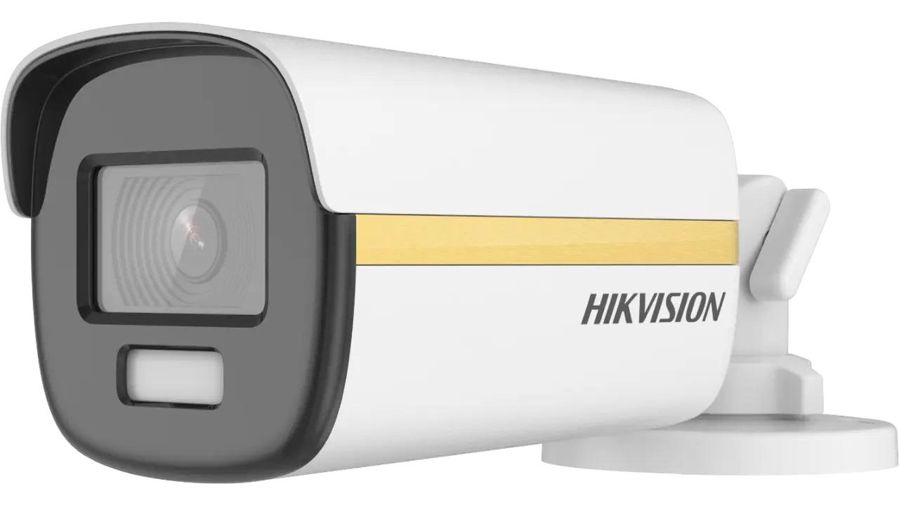Camera supraveghere Hikvision DS-2CE12UF3T-E 2.8MM 8 MP , 3840 × 2160 resolution 4K ColorVu POC Fixed Bullet Camera,3D DNR technology delivers clean and sharp images,67IP,0.0005 Lux@(F1.0, AGC ON), 0 Lux with white light, WDR (Wide Dynamic Range) ≥130 dB, IR 40M, Angle Adjustment Pan: 0° to 360°