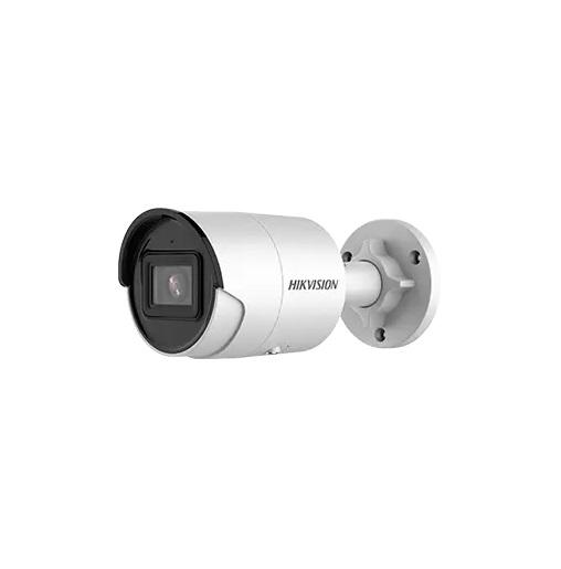 Camera de supraveghere Hikvision IP Bullet DS-2CD2023G2-IU 2.8mm D; 2MP;-U:Built-in microphone for real-time audio security, culoare alba 1/2.8" Progressive Scan CMOS; 1920 × 1080@ 30fps; Color: 0.01 Lux @ (F1.2, AGC ON), 0.028 Lux @ (F2.0, AGC ON)0 Lux with IR; lentila: 2.8mm, distanta IR: 40m