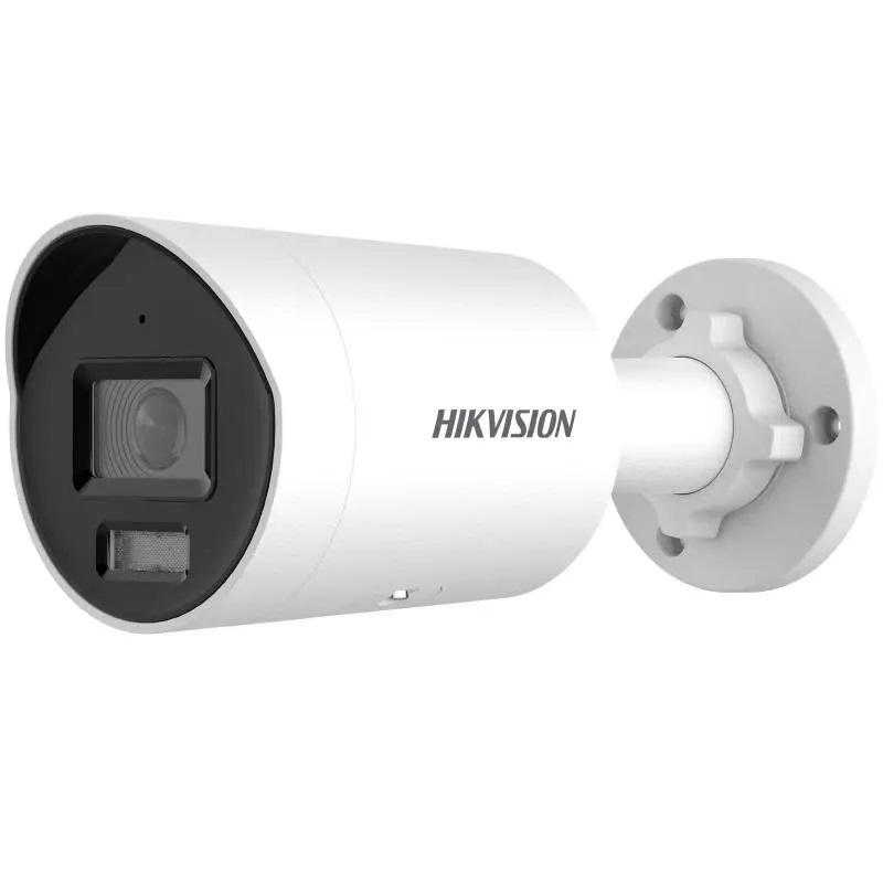 Camera de supraveghere Hikvision IP Bullet DS-2CD2026G2-IU 2.8mm D; 2MP;-U:Built-in microphone for real-time audio security, culoare alba 1/2.8" Progressive Scan CMOS; 1920 × 1080@ 30fps; Color: 0.01 Lux @ (F1.2, AGC ON), 0.028 Lux @ (F2.0, AGC ON)0 Lux with IR; lentila: 2.8mm, distanta IR: 40m