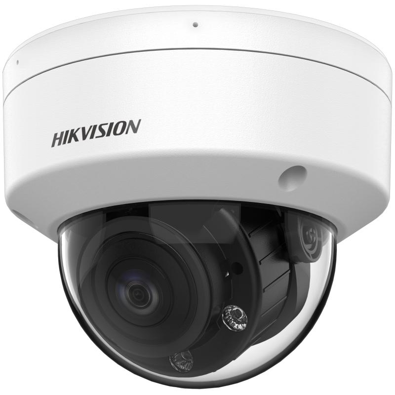 Camera de supraveghere Dome 2MP Hikvision DS-2CE50DF3T-VPLSZE(2.8-12MM), lentila varifocala: 2.8-12mm, iluminare: 0.0005 Lux @ (F1.28, AGC ON), 0 Lux cu lumina alba: 60m,  IR: 60m, iesire: TVI, microfon incorporat, alimentare: 12 VDC±25%/PoC.at, Max. 7.4 W, protectie: IP67, IK10, dimensiuni: Ø121.5