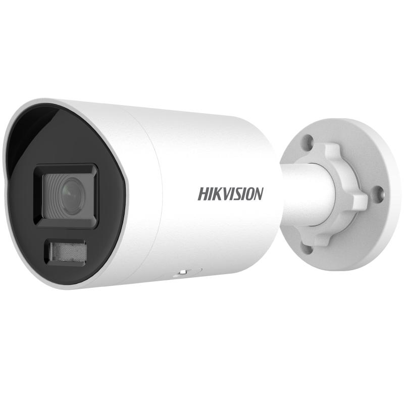 Camera de supraveghere IP Bullet 8MP Hikvision DS-2CD2087G2H-LIU(2.8MM) (EF), lentila fixa: 2.8mm, iluminare: Color: 0.0005 Lux @ (F1.0, AGC ON),0 Lux cu lumina alba: 40m, microfon incorporat, slot card de memorie: microSD/microSDHC/microSDXC card, up to 512 GB, alarma la evenimente: Motion