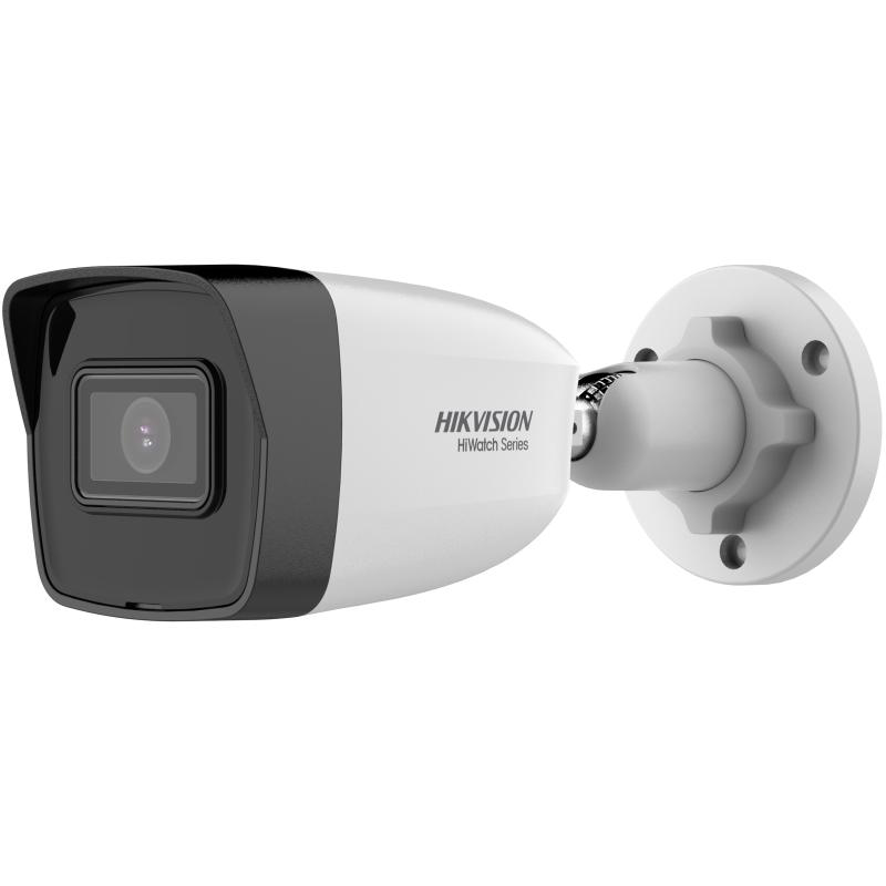 Camera de supraveghere IP Bullet 2MP HiWatch Hikvision HWI- B120HA(2.8MM), lentila fixa 2.8mm, iluminare min: Color: 0.01 Lux @(F2.0, AGC ON), B/W: 0 Lux cu IR 30m, alarma la evenimente: Motion detection (support alarm triggering by specified target types (human and vehicle)),video tampering