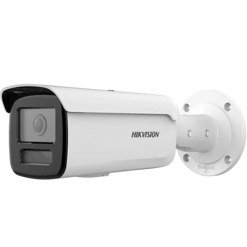 Camera supraveghere Hikvision IP Bullet DS-2CD2T23G2-2I 2.8mm D; 2MP; 1/2.8" Progressive Scan CMOS; rezolutie 1920 ×1080@30fps; Color: 0.01 Lux @ (F1.2, AGC ON); lentila: 2.8mm; distanta IR: 60 metri; H.265+, H.265, H.264+, H.264; Three streams; 120dB WDR/BLC/3D DNR/ROI/HLC; detectie intrusi