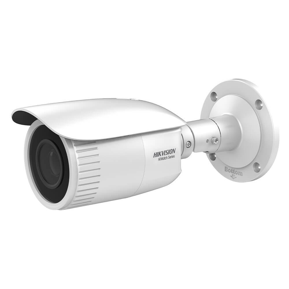 Camera supraveghere Hikvision IP bullet HWI-B640H-Z 2.8-12mm C, 4MP Seria Hiwatch, senzor: 1/3" Progressive Scan CMOS, rezolutie: 2560 × 1440 @20fps, iluminare: Color: 0.005 Lux @(F1.6, AGC ON), 0Lux @ IR ON, lentila varifocala motorizata: 2.8-12mm, distanta IR: 50 metri, 120dB WDR, 3D DNR, IR cut