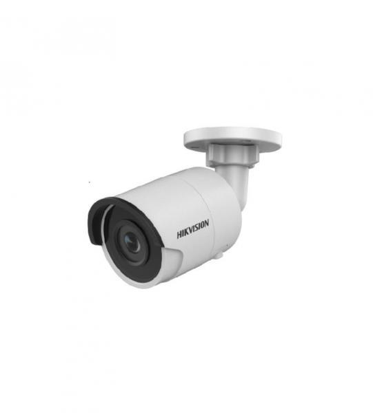 Camera supraveghere Hikvision IP bullet DS-2CD2043G2-I(2.8mm), 4MP, Acusens - filtrarea alarmelor false dupa corpul uman si masini, senzor: 1/3″ Progressive Scan CMOS , rezolutie: 2688 × 1520@30fps, iluminare: Color: 0.005 Lux @ (F1.6, AGC ON), 0 Lux cu IR on, lentila: 2.8mm, distanta IR: 40m,  120