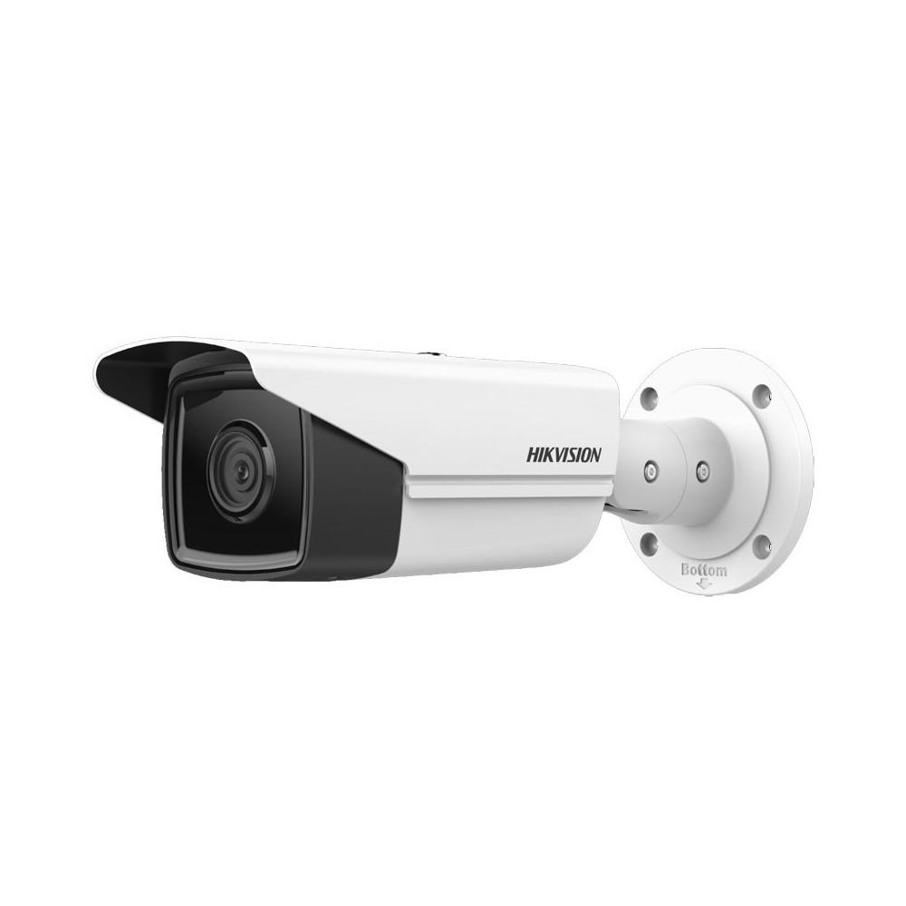 Camera supraveghere Hikvision IP bullet DS-2CD2T43G2-2I(2.8mm), 4MP, Acusens deep learning algorithms- filtrarea alarmelor false dupa corpul uman si masini, senzor: 1/3″ Progressive Scan CMOS, rezolutie: 2688 × 1520@25fps, iluminare: Color: 0.005 Lux @ (F1.6, AGC ON), 0 Lux cu IR on, lentila: 2.8mm