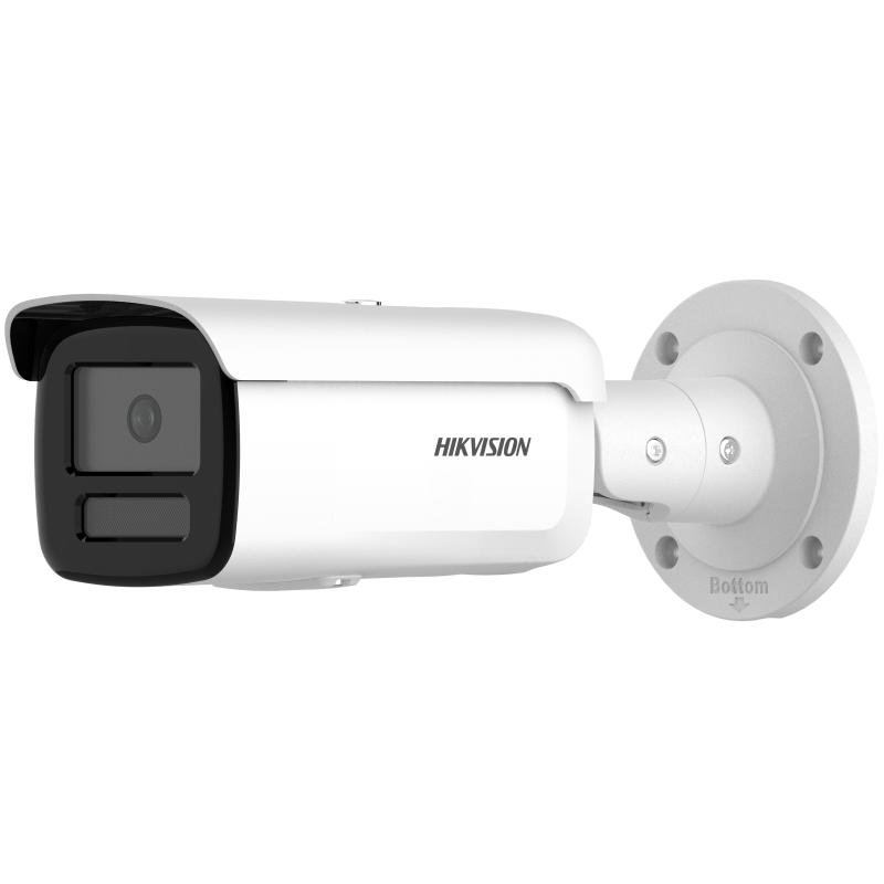 Camera de supraveghere IP Bullet 4MP Powered by Darkfighter Hikvision DS-2CD2T46G2H-2I(4MM)(EF), lentila fixa: 4mm, iluminare: Color: 0.001 Lux @ (F1.0, AGC ON),B/W: 0 Lux cu IR: 60m, slot card de memorie: microSD/microSDHC/microSDXC card, up to 512 GB, alarma la evenimente: Motion detection