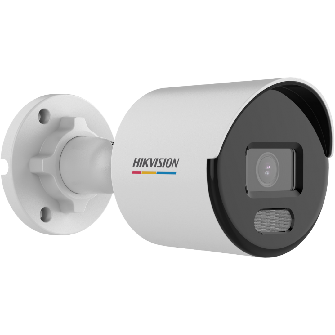 Camera supraveghere Hikvision DS-2CD1057G0-L(2.8mm)(C), 5MP, ColorVu Fixed Bullet Network Camera, sensor: 1/2.7" Progressive Scan CMOS, Color: 0.001 Lux @ (F1.0, AGC ON), 0 Lux with light, rezolutie: 2560 × 1920, putere: 12 VDC ± 25%, 0.4 A, max. 5 W, Ø 5.5 mm coaxial power plug, PoE: 802.3af, Class