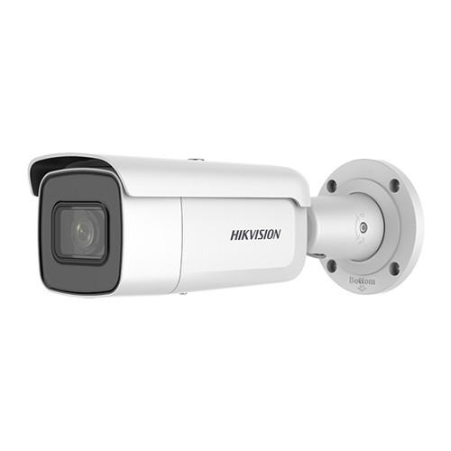 Camera supraveghere Hikvision IP bullet DS-2CD2663G2-IZS(2.8-12mm, 6MP, Acusens - filtrarea alarmelor false dupa corpul uman si masini, senzor 1/2.8"" Progressive Scan CMOS, rezolutie 3200 × 1800@20fps, iluminare Color: 0.005 Lux @ (F1.6, AGC ON), B/W: 0 Lux cu IR, lentila varifocala motorizata