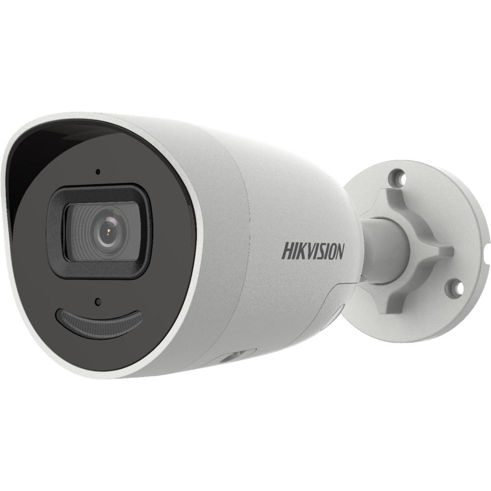 Camera supraveghere hikvision IP bullet DS-2CD2066G2-IU/SL(2.8mm)C, 6MP, low-light powered by Darkfighter, Acusens deep learning algorithms- filtrarea alarmelor false dupa corpul uman si masini, alarma audio si luminoasa, comunicare audio bidirectionala, senzor 1/2.4" Progressive Scan CMOS