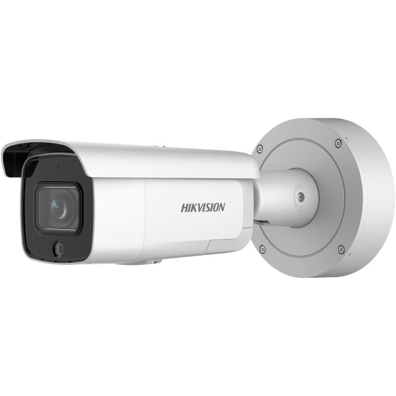 Camera supraveghere Hikvision IP bullet DS-2CD2686G2-IZSU/SL(2.8-12mm) (C); 4K 8MP,  low-light powered by Darkfighter, Acusens deep learning algorithms-filtrarea alarmelor false dupa corpul uman si masini, alarma audio si luminoasa, comunicare audio bidirectionala, senzor: 1/1.8" Progressive Scan