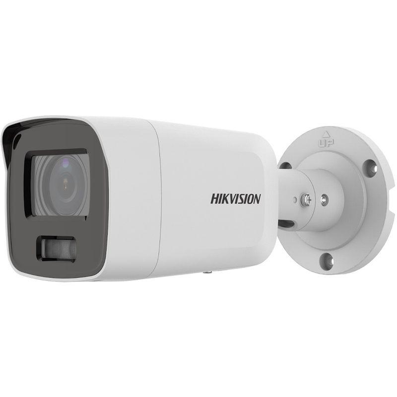 Camera supraveghere Hikvision IP bullet DS-2CD2087G2-LU(2.8mm)C, 8 MP, ColorVu - imagini color 24/7 (color si pe timp de noapte), Acusens - Human and vehicle classification alarm based on deep learning, microfon audio incorporat, senzor: 1/1.2″ Progressive Scan CMOS, rezolutie: 3840 × 2160@20fps