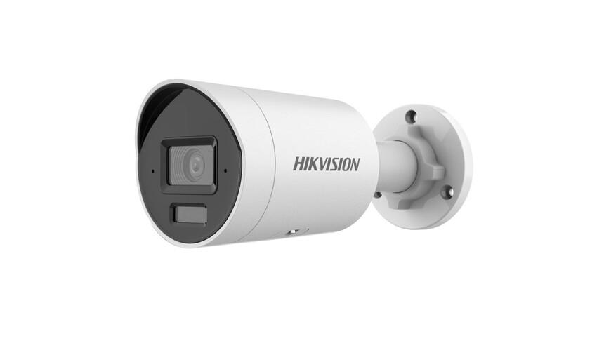 Camera de supraveghere Bullet 8MP Hikvision DS-2CD2083G2-LI2U(2.8MM), lentila fixa: 2.8mm, Senzor:CMOS de scanare progresivă de 1/2,7"; Rezolutie:3840 × 2160;Iluminare: Culoare: 0,01 Lux @ (F2.0, AGC ON), alb/negru: 0Lux cu IR;Compresie video:H.265+;microfon incorporat, slot card de