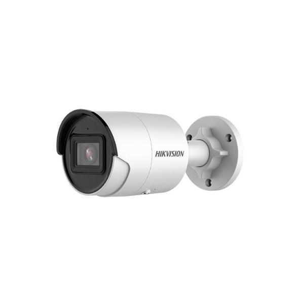 Camera supraveghere Hikvison IP bullet DS-2CD2083G2-I(4 MM), 8MP, AcuSens - filtrarea alarmelor false dupa copul uman si masini, senzor 1/2.8" Progressive Scan CMOS, rezolutie 3840 × 2160@20 fps, iluminare Color: 0.005 Lux @ (F1.6, AGC ON), B/W: 0 Lux cu IR, lentila 4 MM, distanta IR 40m, 120 dB