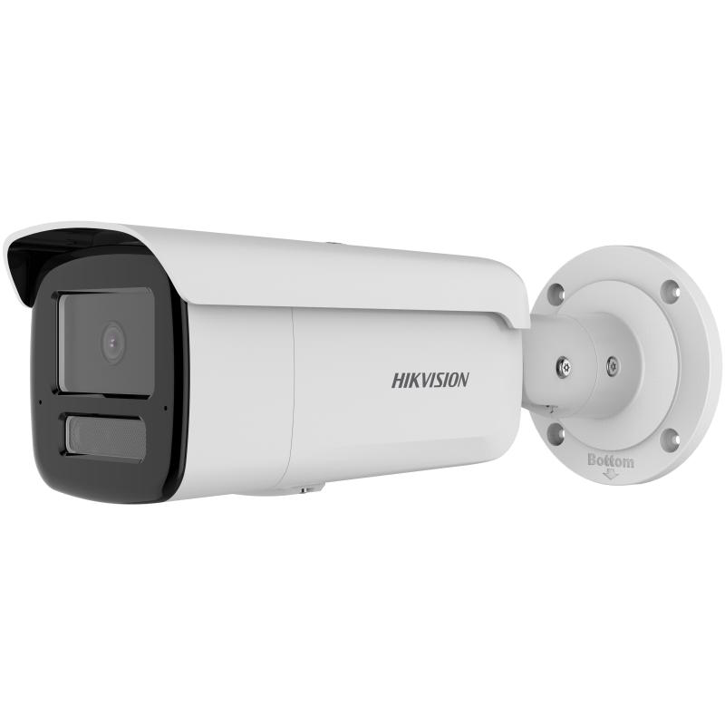 Camera supraveghere Hikvision IP bullet DS-2CD2T83G2-2LI(4MM), 8MP, AcuSense - filtrarea alarmelor false dupa corpul uman si masini, senzor 1/2.8" Progressive Scan CMOS, rezolutie 3840 × 2160@20 fps, iluminare Color: 0.005 Lux @ (F1.6, AGC ON), B/W: 0 Lux cu IR, lentila 4mm, distanta IR 60m, Exir