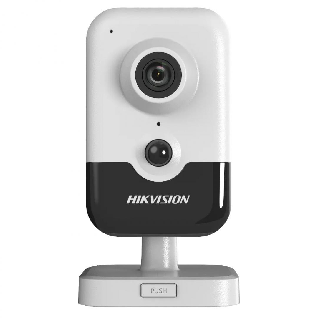 Camera supraveghere Hikvision IP Cube WIFI DS-2CD2421G0-IW 2.8mm W; 2 MP; WIFI; 1/2.7" Progressive Scan CMOS; rezolutie: 1920 x .1080@30fps; iluminare: Color: 0.01 Lux @ (F1.2, AGC ON), 0.028 lux @(F2.0, AGC ON), 0 lux with IR; compresie: H.265, H.265+; lentila 2.8mm, unghi vizualizare: horizontal