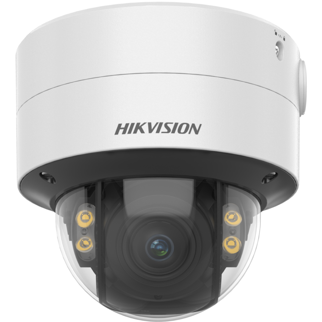 Camera de supraveghere IP Dome 4K Hikvision DS-2CD2787G2T-LZS(2.8-12MM) (C), lentila varifocala: 2.8-12mm, iluminare: Color: 0.0008 Lux @ (F1.2, AGC ON),B/W: 0 Lux cu lumina alba: 40m, slot card de memorie: microSD/microSDHC/microSDXC card, up to 512 GB, alarma la evenimente: Motion detection