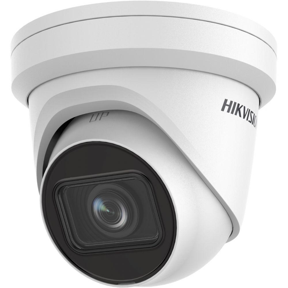 Camera supraveghere Hikvision IP turret DS-2CD2H43G2-IZS(2.8-12mm), 4MP, Acusens - filtrarea alarmelor false dupa corpul uman si masini, senzor: 1/3″ Progressive Scan CMOS, rezolutie: 2688 × 1520@30fps, iluminare: Color: 0.005 Lux @ (F1.6, AGC ON), 0 Lux cu IR on, lentila varifocala motorizata: 2.8