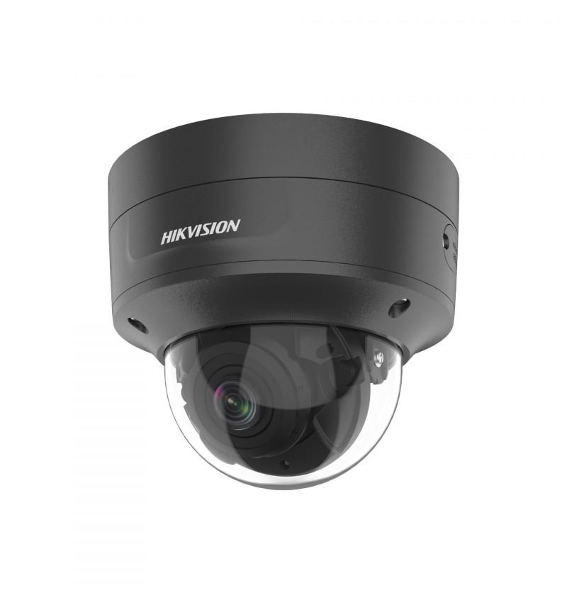 Camera supraveghere Hikvision IP dome DS-2CD2746G2-IZS(2.8-12mm)C ,black, 4MP, culoare neagra,Acusens - filtrarea alarmelor false dupa corpul uman si masini, low-light performance powered by DarkFighter, senzor: 1/3" Progressive Scan CMOS, rezolutie: 2688 × 1520@30 fps, iluminare: Color: 0.003 Lux @