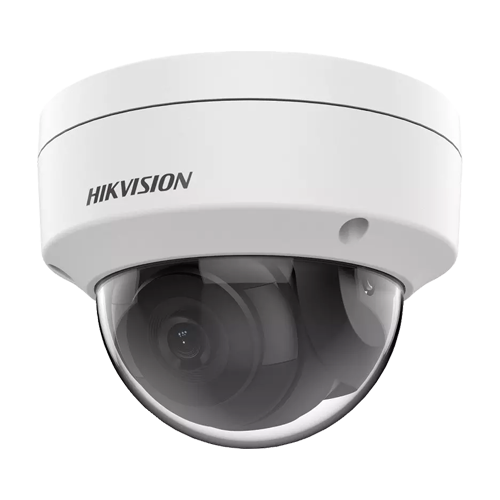 Camera de supraveghere IP Dome 4MP Hikvision DS-2CD1141G0-I(2.8MM), lentila fixa 2.8mm, iluminare: Color: 0.01 Lux @ (F2.0, AGC ON), B/W: 0 Lux with IR: 30m, interfata: 1 RJ45 10 M/100 M self-adaptive Ethernet port, alarma la evenimente: Motion detection, video tampering alarm, exception