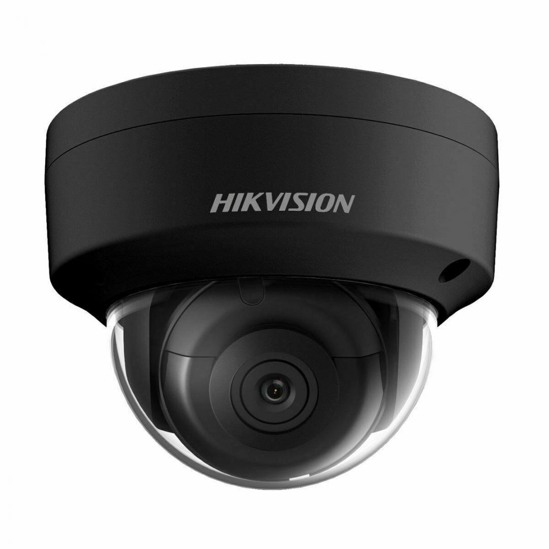 Camera supraveghere Hikvision IP dome DS-2CD2146G2-ISU(2.8mm)(C)black; 4MP, culoare neagra, low-light powered by Darkfighter, Acusens deep learning algorithms- filtrarea alarmelor false dupa corpul uman si masini, microfon audio incorporat, senzor: 1/3" Progressive Scan CMOS, rezolutie: 2688 ×