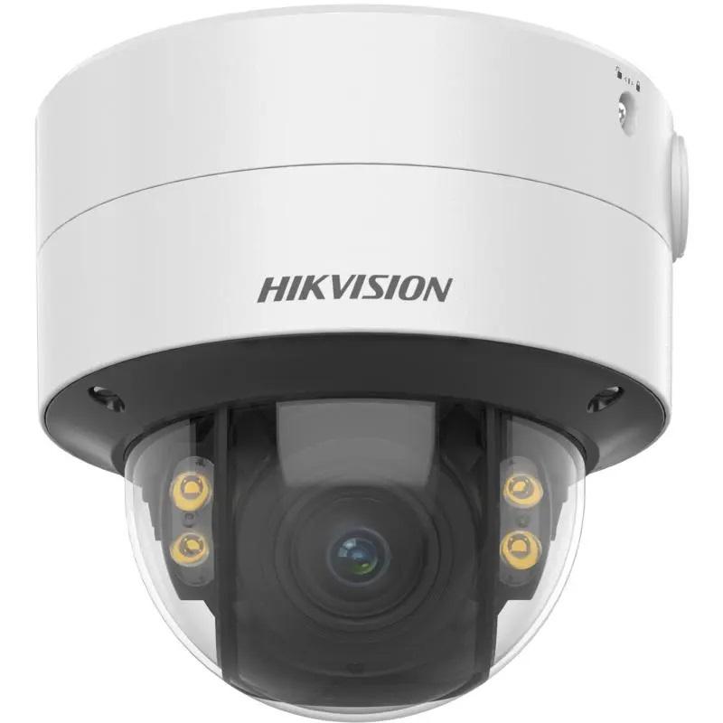 Camera supraveghere Hikvision IP dome DS-2CD2747G2-LZSC(3.6-9mm), 4MP, senzor: 1/3″ Progressive Scan CMOS, rezolutie: 2688 × 1520@30fps, iluminare: Color: 0.005 Lux @ (F1.6, AGC ON), 0 Lux cu IR on, lentila varifocala motorizata: 3.6-9mm, distanta IR: 40m, 120 dB WDR/ICR Cut/BLC/HLC/3D DNR, Smart