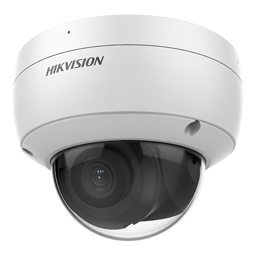 Camera supraveghere Hikvision IP dome DS-2CD2163G2-IU(2.8mm), 6MP, AcuSens - filtrarea alarmelor false dupa corpul uman si masini, microfon audion incorporat, senzor 1/2.8" Progressive Scan CMOS, rezolutie 3200 × 1800@20fps, iluminare Color: 0.005 Lux @ (F1.6, AGC ON), B/W: 0 Lux cu IR, lentila