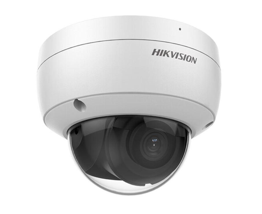 Camera supraveghere Hikvison IP dome DS-2CD2183G2-IU(2.8mm), 8MP, AcuSense -filtrarea alarmelor false dupa corpul uman si masini, microfon audio incorporat, senzor 1/2.8" Progressive Scan CMOS, rezolutie 3840 × 2160@30 fps, iluminare Color: 0.005 Lux @ (F1.6, AGC ON), B/W: 0 Lux cu IR, lentila