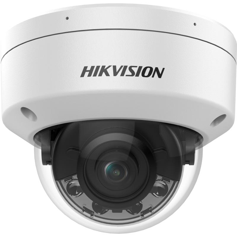 Camera de supraveghere IP Dome 8MP Hikvision DS-2CD2187G2H-LISU(4MM) (EF), lentila fixa 4mm, iluminare min: Color: 0.0005 Lux @ (F1.0, AGC ON), 0 Lux cu lumina alba: 30m, IR 30m, microfon incorporat, interfata audio: 1/1, alarma: 1/1, slot card de memorie: microSD/microSDHC/microSDXC maxim 512GB