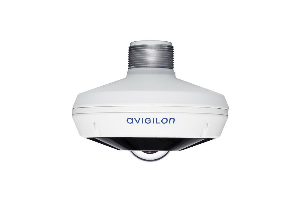 Camera supraveghere Avigilon IP fisheye 12.0-H4F-DO1-IR, rezolutie 12 MP, senzor imagine: 1/2.3" progressive scan CMOS, iluminare: 0.49 lux (F2.2) in color mode; 0 lux (F2.2) in monochrome mode cu IR, lentila 1.45 mm, field of view 360grade, F/2.2 , distanta IR: 10metri, compresie: H.264 (MPEG-4