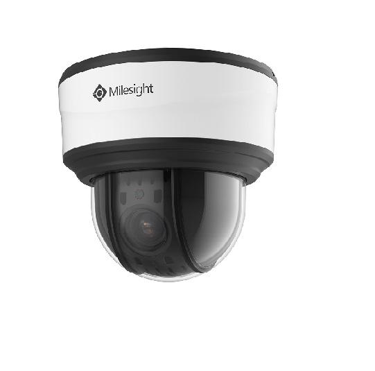 Camera supraveghere Milesight AI 12X PTZ Dome Network Camera MS-C5371- X12PC (5.3-64mm), 5MP, Senzor:1/2.8" Progressive Scan CMOS; Rezolutie: 2592x1944@30fps; Iluminare Color: 0.005Lux @F1.2,0.008Lux @F1.6, B/W: 0Lux with IR on; Lentila varifocala 5.3-64mm, 12X Optical Zoom; Distanta IR: 160m, 120dB