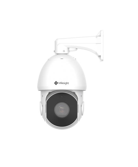 Camera supraveghere MilesightAI 23X/30X Speed Dome Network Camera MS- C5341-X30PC/W (4-141mm), 5MP, Senzor:1/2.8″ Progressive Scan CMOS; Rezolutie: 2592x1944@30fps; Iluminare Color: 0.008Lux @F1.5 B/W: 0Lux with IR on; Lentila varifocala 4-141mm, 23X Optical Zoom; Distanta IR: 300m, 120dB Super WDR