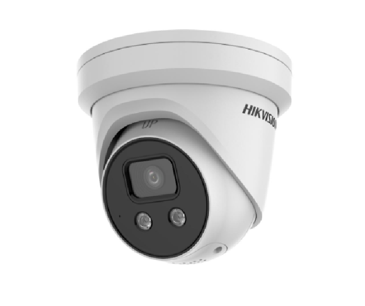 Camera supraveghere Hikvision IP Turret DS-2CD2386G2-ISU/SL(2.8mm)(C) BLACK AcuSense powered by DarkFighter 1/1.8" Progressive Scan CMOS, Color: 0.003 Lux @ (F1.6, AGC ON), B/W: 0 Lux with IR 30 m, WDR 120 dB, 8Mp resolution (3840 × 2160), SNR ≥ 52 dB, BLC, HLC, 3D DNR, 1 RJ45 10 M/100M