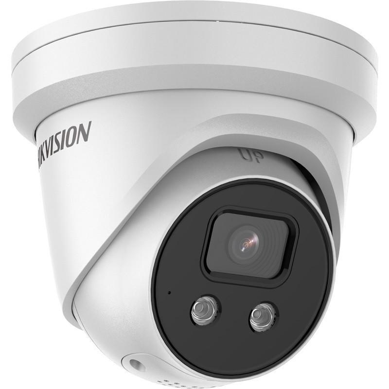 Camera supraveghere Hikvision IP turret DS-2CD2386G2-I(2.8mm)C, 8MP, Acusens - filtrarea alarmelor false dupa corpul uman si masini, low- light performance powered by DarkFighter, senzor: 1/1.8" Progressive Scan CMOS, rezolutie: 3840 × 2160@30fps, iluminare: Color: 0.003 Lux @ (F1.6, AGC ON), B/W: 0