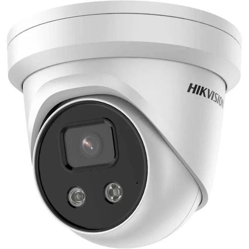 Camera supraveghere Hikvision IP Turret DS-2CD2386G2-ISU/SL(4mm)(C) 4K AcuSense Strobe Light, 8 MP resolution, 1/1.8" Progressive Scan CMOS, Wide Dynamic Range 120 dB, IR Range Up to 30 m, Operating Conditions:-30 °C to 60 °C, Power Supply: 12 VDC ± 25%, reverse polarity protection,PoE: 802.3af