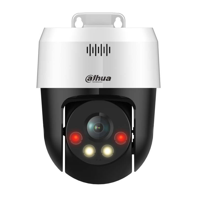 Camera de supraveghere Dahua DH-SD2A200HB-GN-AW-PV-0400-S2; > CMOS STARVIS™ de 1/2,8" de 2 megapixeli. > Max. 25/30 fps@1080p. > Detectarea umană. > Tripwire, intruziune. > Codificare H.265. > Wi-Fi. > Vorbire în două sensuri. > Alarma sonoră și luminoasă. > IR și lumină albă, trei moduri de