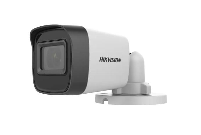 Camera supraveghere Hikvision DS-2CE16D0T-ITPF(3.6mm) 2 MP Fixed Mini Bullet,  IR: up to 25 m IR distance, 1x TVI/AHD/CVI/CVBS analog output, tensiune de alimentare: 12Vcc, max 2.2W, dimensiuni: 57.9 mm × 60.9 mm × 138.8 mm, greutate: 141 g,temperatura de operare: -40 °C to 60 °C.