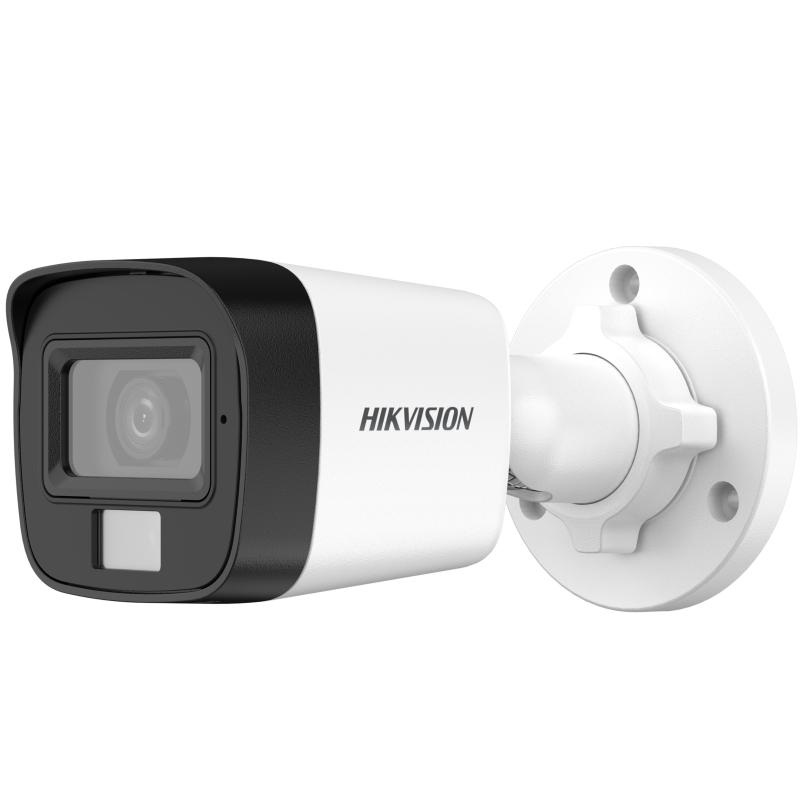 Camera de supraveghere Hikvision Mini Bullet DS-2CE16K0T-LPFS(3.6MM) 5MP; Smart Hybrid Light Audio; Senzor: 3K CMOS; Rezolutie 5MP;Iluminare: 0.01 Lux @ (F1.6, AGC ON), 0 Lux with IR, Day & Night ICR; Lentila fixa: 3.6mm, horizontal FOV: 104.9°, vertical FOV: 67.3°, diagonal FOV: 129.8°; IR: 25M