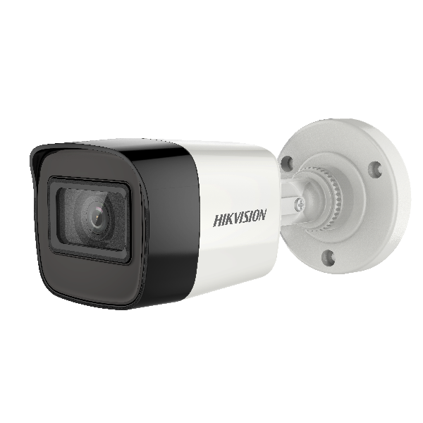 Camera de supraveghere Hikvision MINI BULLET DS-2CE16H0T-ITE 3.6mm  C fixed focal lens, Smart IR, up to 20 m IR distance, Transmits both HD video and power over the same coaxial cable,IP 5MP IP67, Material:Metal,Dimension:58 mm × 61 mm × 163 mm, Weight 350; Operating Condition:-40° C to 60° C,