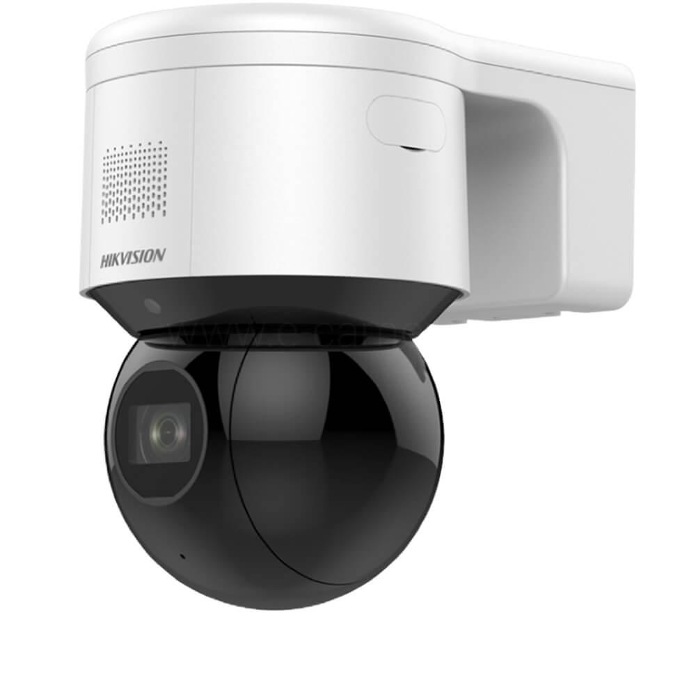 Camera de supraveghere Hikvision DS-2DE3A404IWG-E/W  4 × IR Wi-Fi Network PTZ Camera cu rezolutie de 4 MP (2560 x 1440);Zoom optic 4x, digital 16x;Performante ridicate in cazul luminii reduse datorita tehnologiei DarkFighter;WDR de 120 dB;IR 50m cu cut filter;Scanare patrulare: 8 zone, pana la 32 de