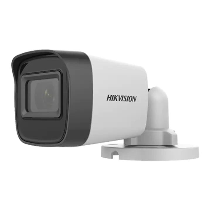 Camera supraveghere Hikvision Turbo HD bullet DS-2CE16D0T-ITF(2.8mm)C, 2MP, senzor: 2 MP CMOS, rezolutie: 1920 × 1080@30fps, iluminare: 0.01 Lux@(F1.2, AGC ON), 0 Lux cu IR, lentila: 2.8mm, distanta IR: 30m, Smart IR, Digital WDR/ICR/AGC/2D DNR//BLC/HLC/Global, camera 4 in 1 TVI/AHD/CVI/CVBS