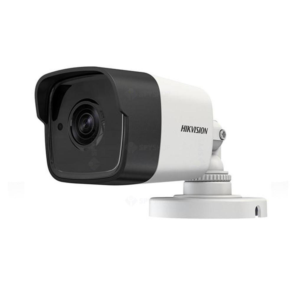 Camera supraveghere Hikvision TurboHD Bullet DS-2CE16D8T-ITF(2.8mm); 2MP; Starlight Ultra-Low Light; 2 Megapixel high-performance CMOS; rezolutie 1920 × 1080 ; lentila 2.8mm; Distanta IR: 30metri,EXIR 2.0, Smart IR; 130 dB true WDR, 3D DNR/BL/AGC; Up the Coax(HIKVISION-C); 4 in 1 video output